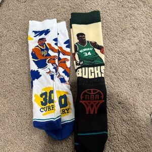 NBA Themed kid Socks - Blue and Green